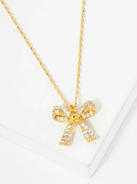 Bow Pendant Necklace