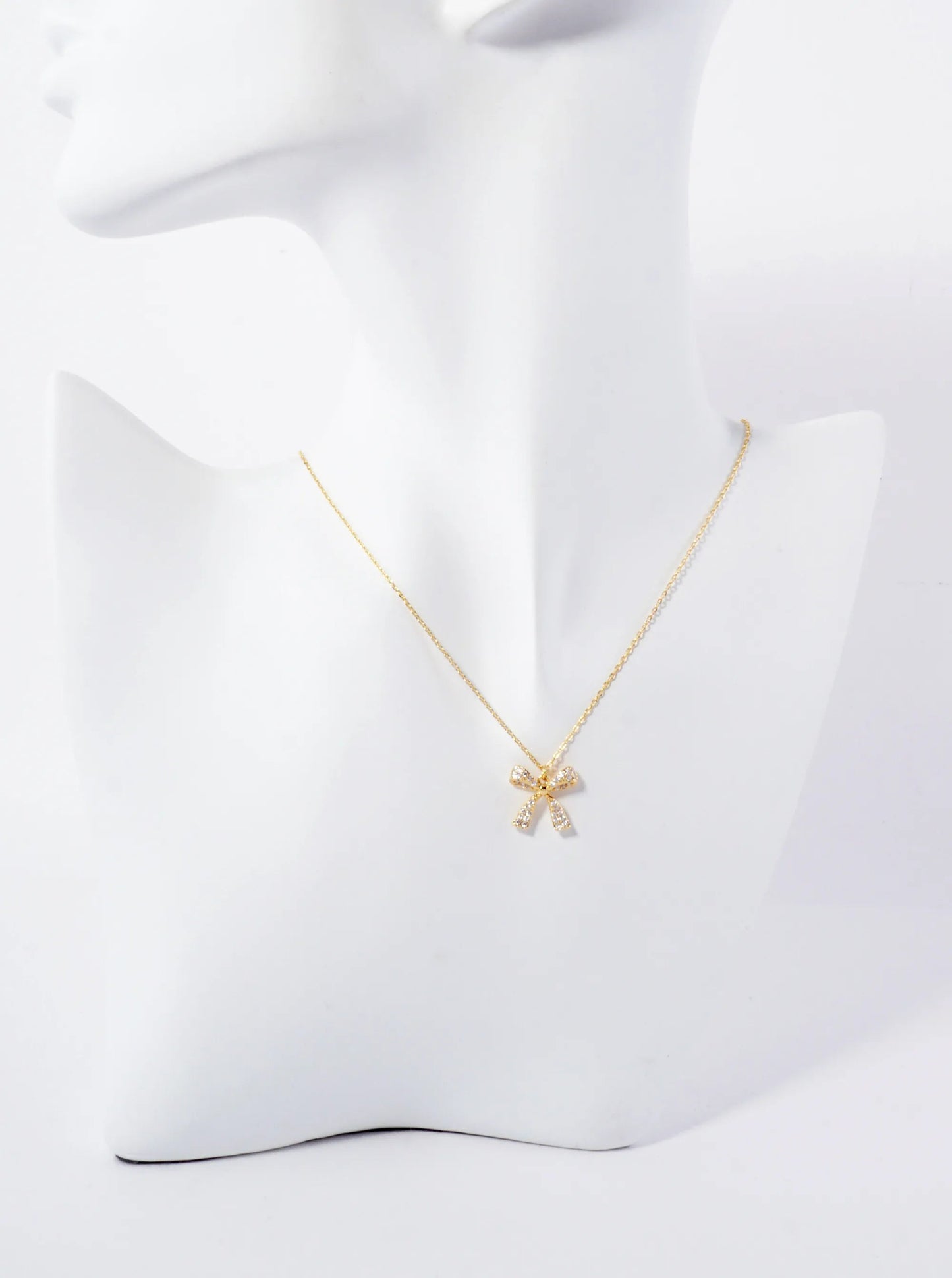Bow Pendant Necklace