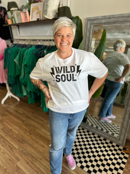 Wild Soul Lightning Bolt Graphic Tee