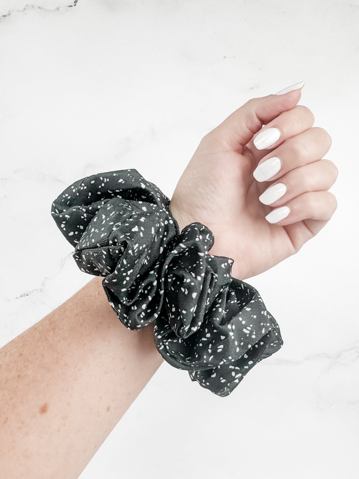 Dashed Duo Scrunchie