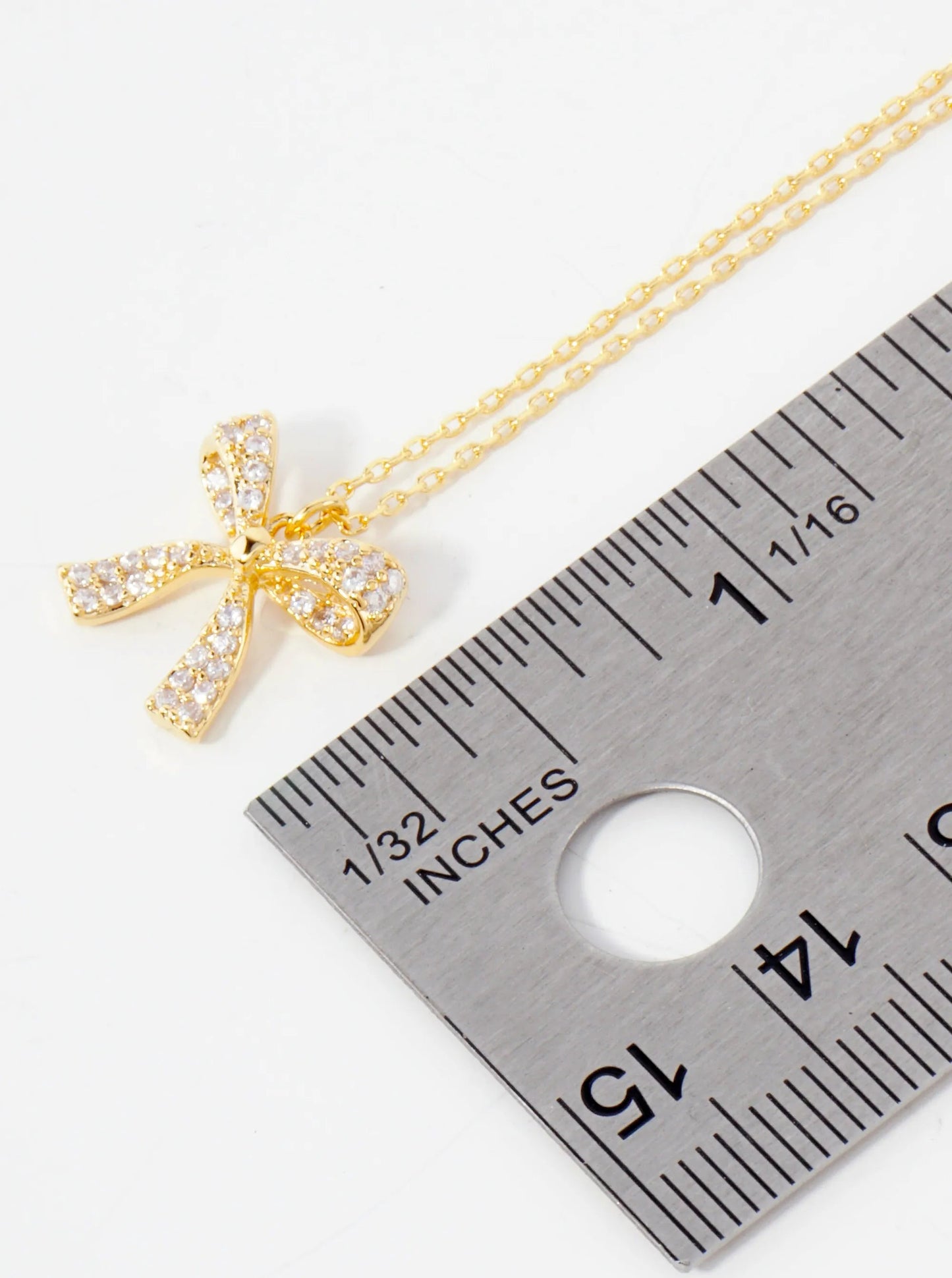 Bow Pendant Necklace