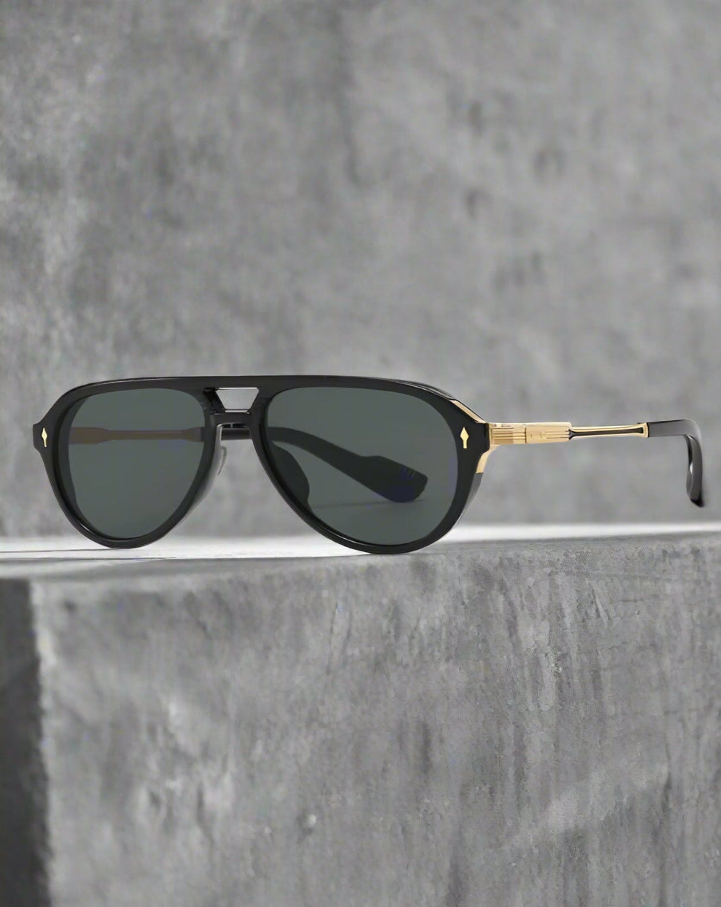 Oliver Black Aviator Sunglasses