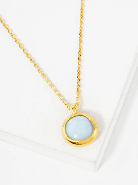 Round Moon-Stone Pendant