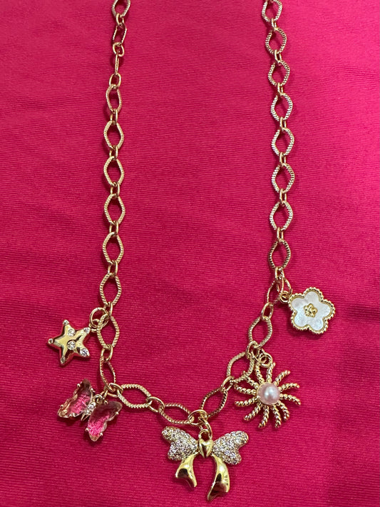 Bow Everyday Charm Necklace