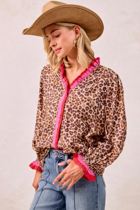 Leopard Printed Top