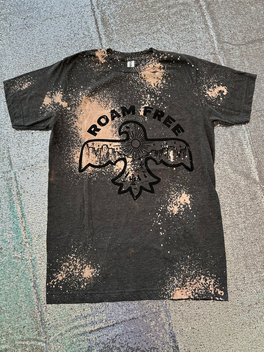 Roam Free Bleached Graphic Tee