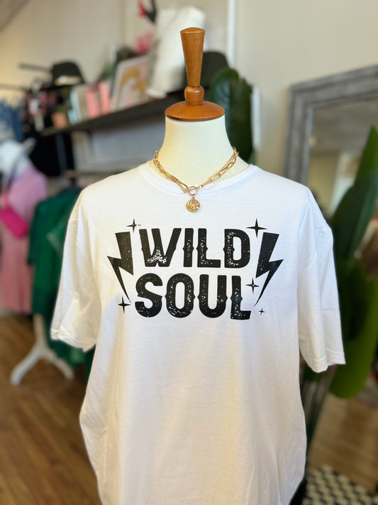 Wild Soul Lightning Bolt Graphic Tee