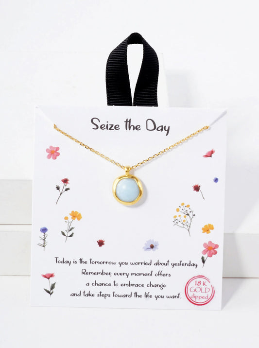 Round Moon-Stone Pendant